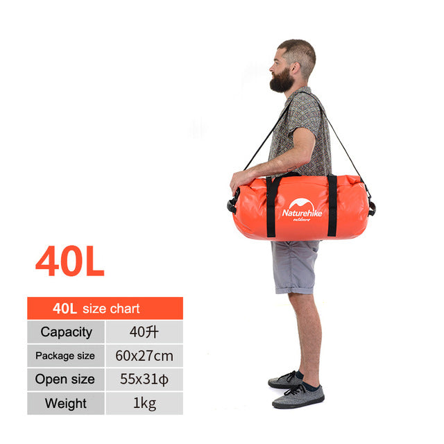 40L/60L/90L/120L Floating Dry Bag for Swimming & Diving