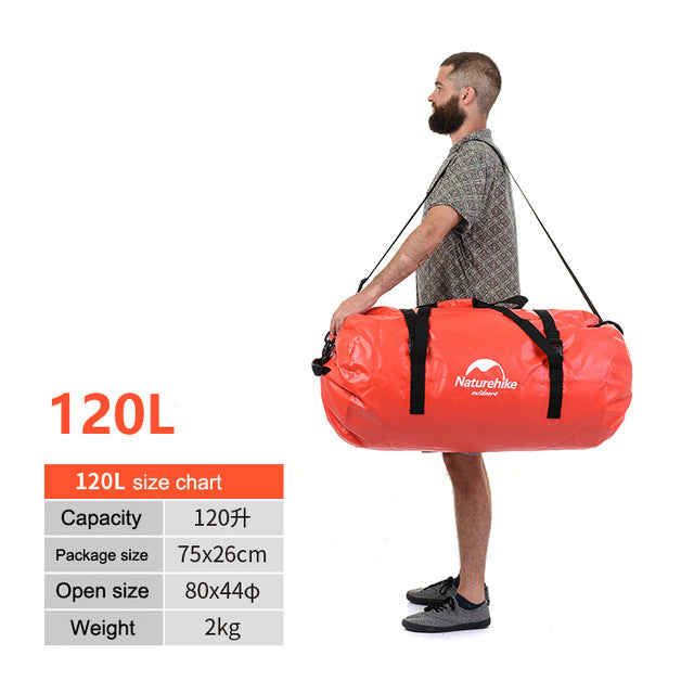 40L/60L/90L/120L Floating Dry Bag for Swimming & Diving