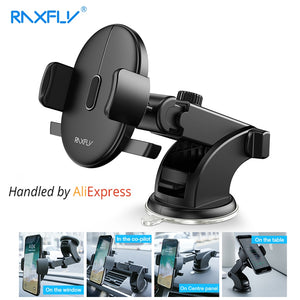 AUTOMATICALLY LOCKING WINDSHIELD PHONE HOLDER, UNIVERSAL FIT